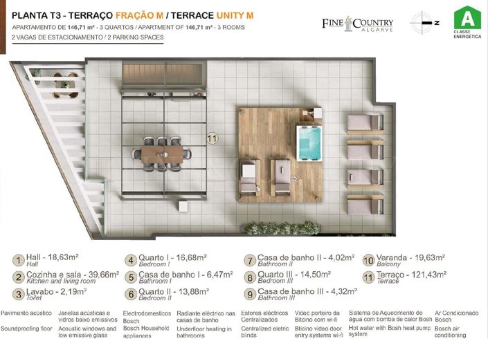 Image No.19-3 Bed Apartment for sale