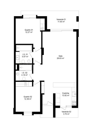 Image No.34-2 Bed Apartment for sale