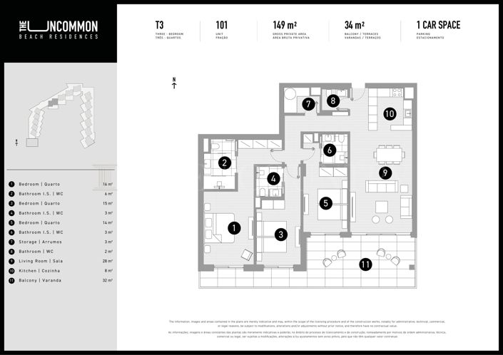 Image No.54-3 Bed Apartment for sale
