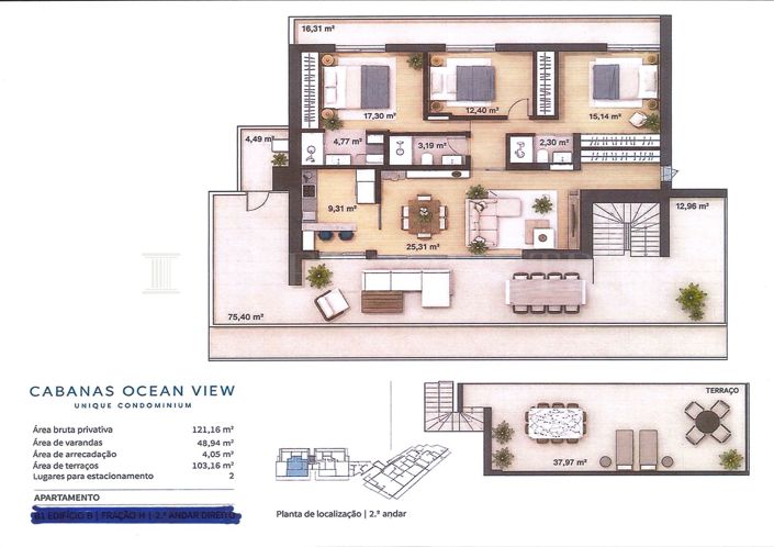 Image No.36-3 Bed Apartment for sale