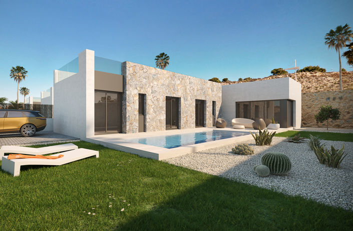 Image No.1-Villa de 3 chambres à vendre à Algorfa