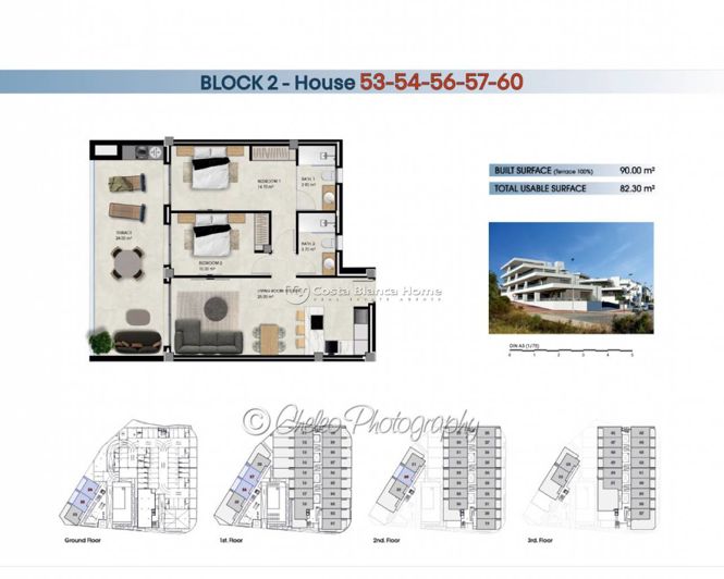 Image No.20-2 Bed Apartment for sale