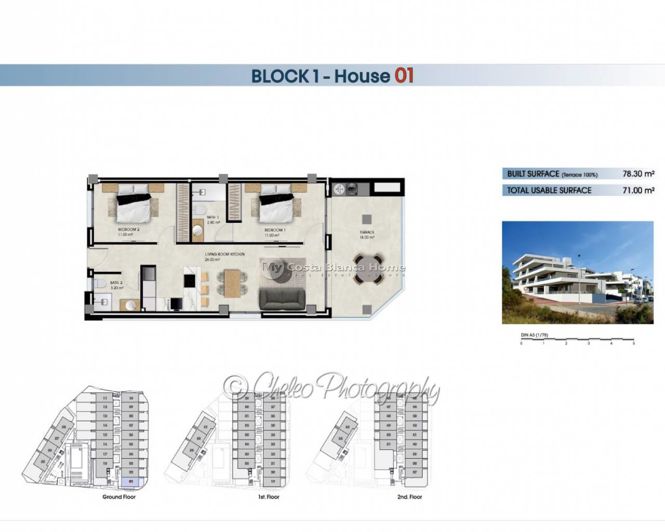 Image No.4-2 Bed Apartment for sale
