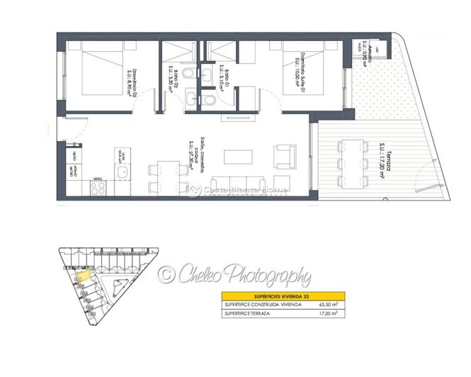 Image No.18-2 Bed Apartment for sale