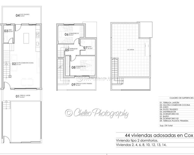 Image No.19-Maison de ville de 3 chambres à vendre à Cox
