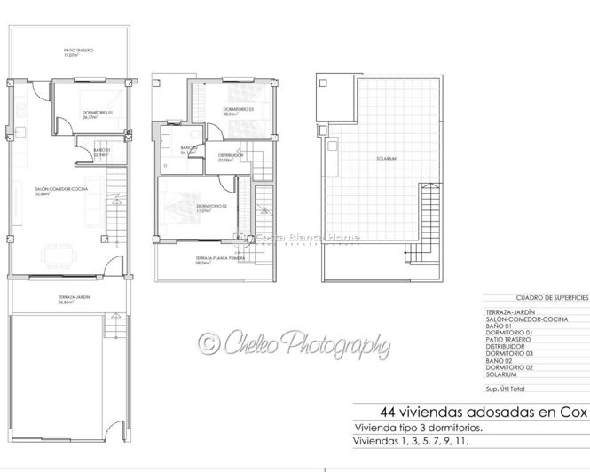 Image No.20-3 Bed Townhouse for sale