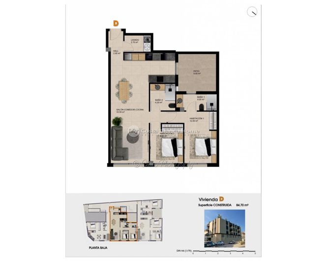 Image No.13-Appartement de 1 chambre à vendre à Catral