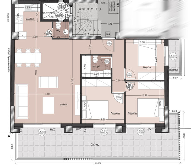Image No.1-Appartement de 3 chambres à vendre à Thessalonique