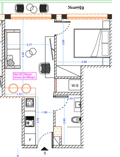 Image No.6-1 Bed Flat for sale