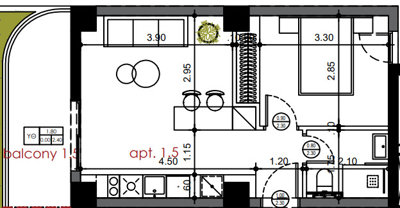 Photo 2 - Apartment 52 m² in Central Macedonia