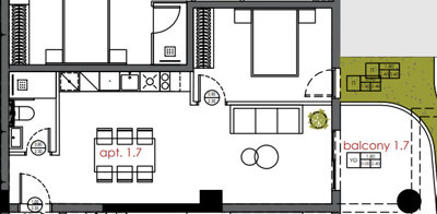 Photo 2 - Apartment 59 m² in Central Macedonia