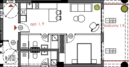 Image No.2-1 Bed Flat for sale