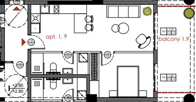 Photo 2 - Apartment 55 m² in Central Macedonia