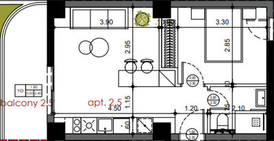 Photo 2 - Apartment 52 m² in Central Macedonia
