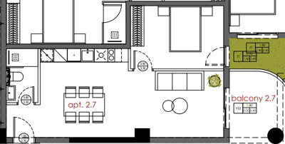 Photo 2 - Apartment 59 m² in Central Macedonia