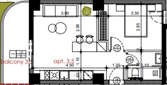 Photo 2 - Apartment 52 m² in Central Macedonia