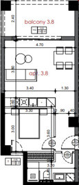 Photo 2 - Apartment 58 m² in Central Macedonia