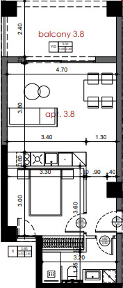 Image No.2-1 Bed Flat for sale