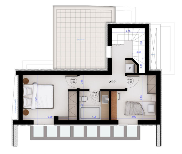 Image No.5-Duplex de 2 chambres à vendre à Thessalonique