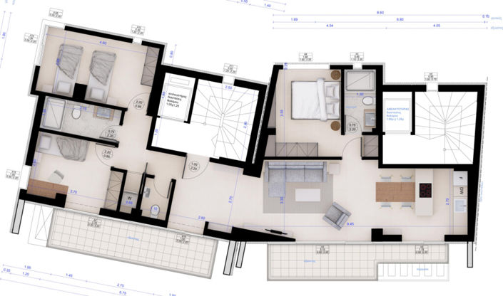 Image No.4-Appartement de 3 chambres à vendre à Thessalonique