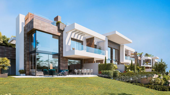 Image No.2-Maison de ville de 4 chambres à vendre à Marbella