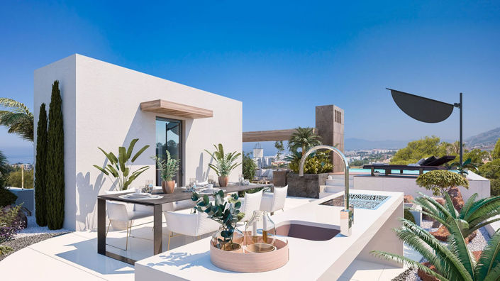 Image No.5-Maison de ville de 4 chambres à vendre à Marbella