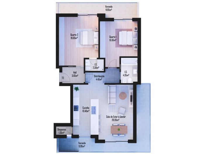 Image No.30-2 Bed Apartment for sale