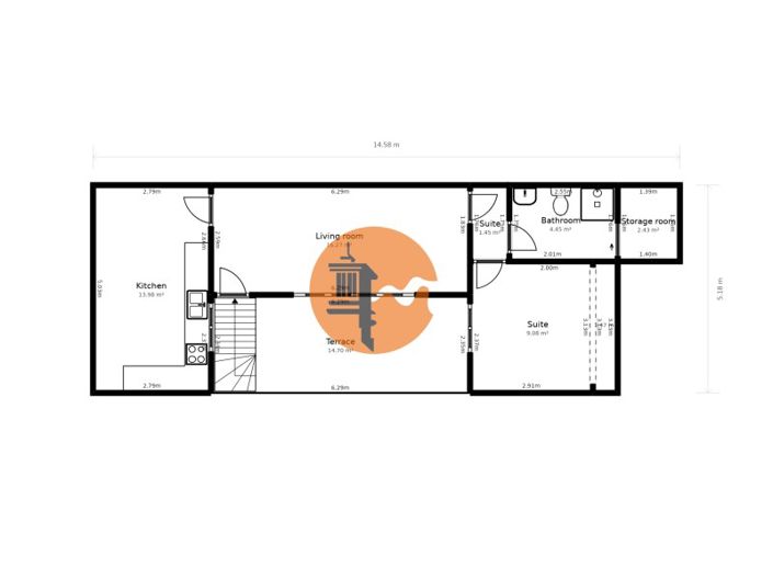 Image No.43-2 Bed Commercial for sale