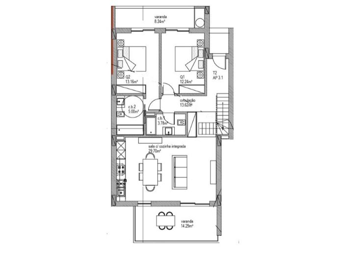 Image No.43-2 Bed Apartment for sale