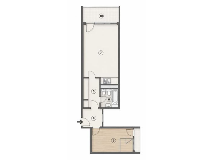Image No.28-1 Bed Apartment for sale