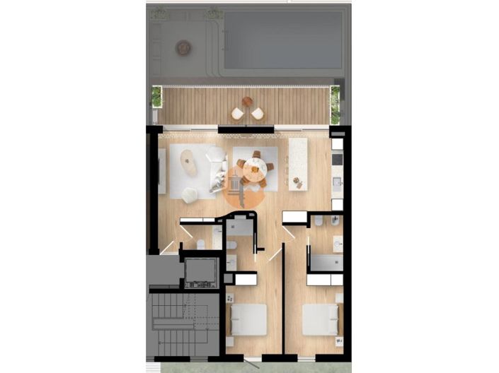 Image No.2-Appartement de 2 chambres à vendre à Olhão