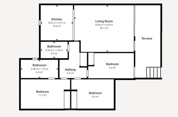 Image No.8-3 Bed Apartment for sale