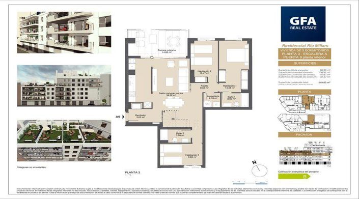 Image No.2-Duplex de 3 chambres à vendre à Castellon