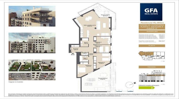Image No.2-Appartement de 4 chambres à vendre à Castellon