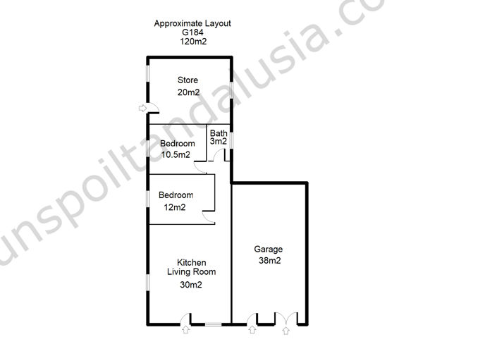 Image No.38-2 Bed Country House for sale