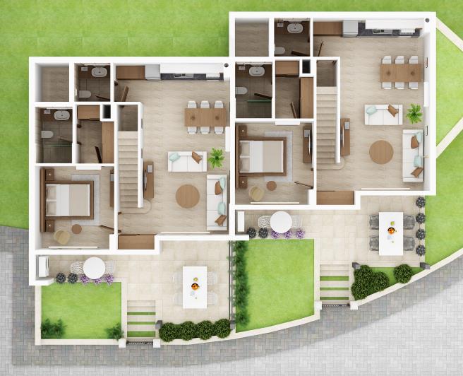 Image No.27-Duplex de 3 chambres à vendre à Bodrum