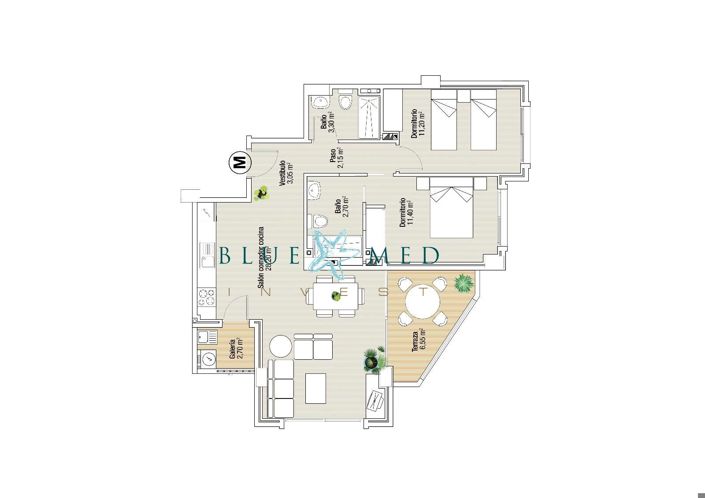 Image No.26-3 Bed Apartment for sale