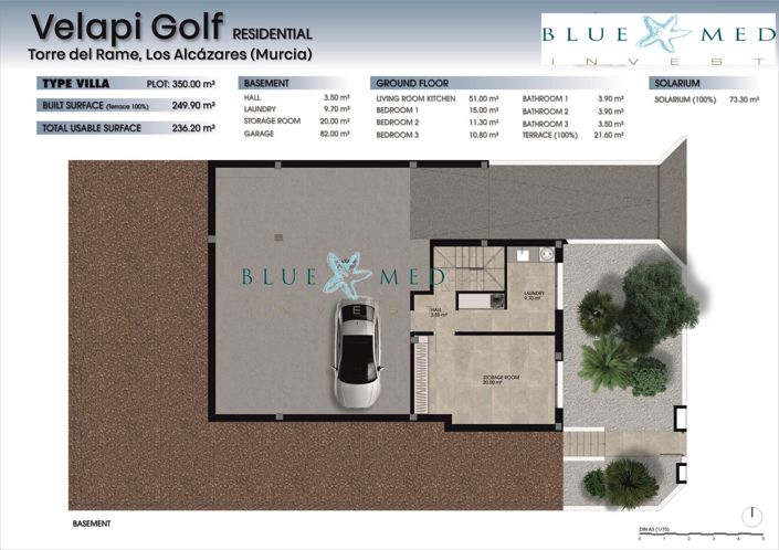 Image No.12-Villa de 4 chambres à vendre à Los Alcázares