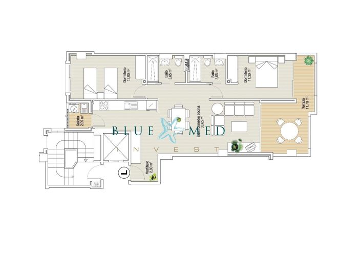 Image No.21-2 Bed Apartment for sale