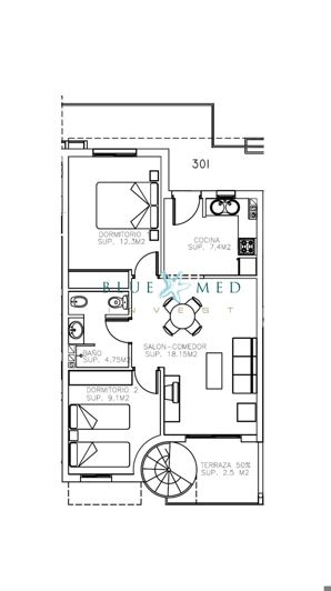 Image No.16-Penthouse de 2 chambres à vendre à Águilas