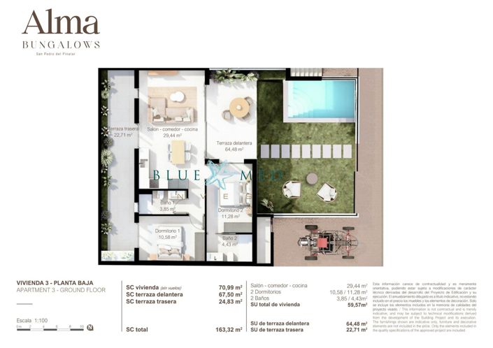 Image No.18-3 Bed Apartment for sale