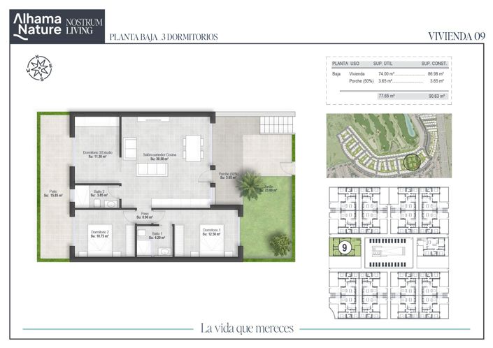 Image No.12-Appartement de 2 chambres à vendre à Condado de Alhama