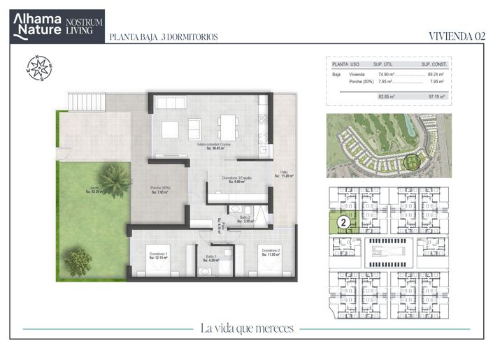 Image No.6-Appartement de 2 chambres à vendre à Condado de Alhama