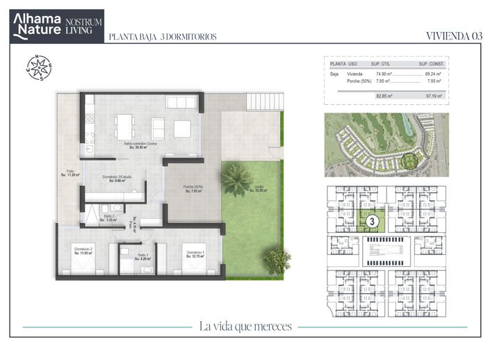 Image No.7-Appartement de 2 chambres à vendre à Condado de Alhama