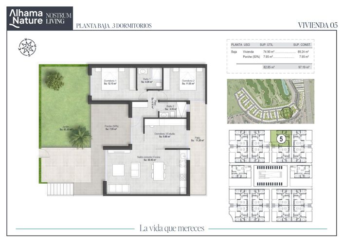 Image No.9-Appartement de 2 chambres à vendre à Condado de Alhama