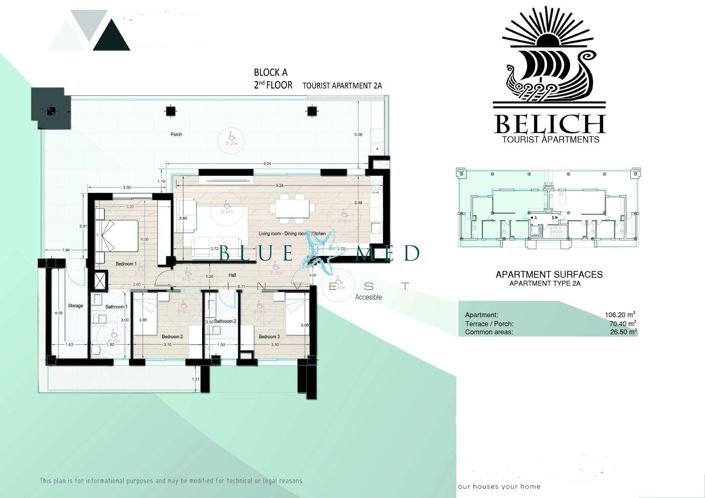 Image No.43-3 Bed Apartment for sale