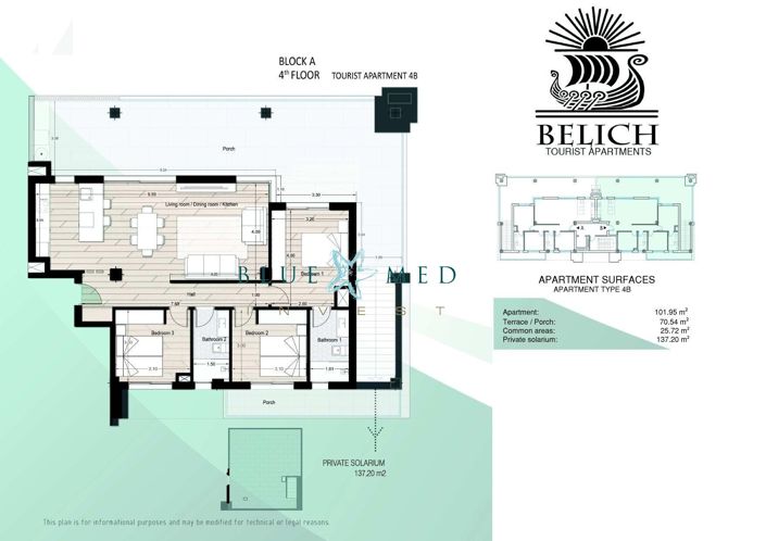 Image No.46-3 Bed Apartment for sale