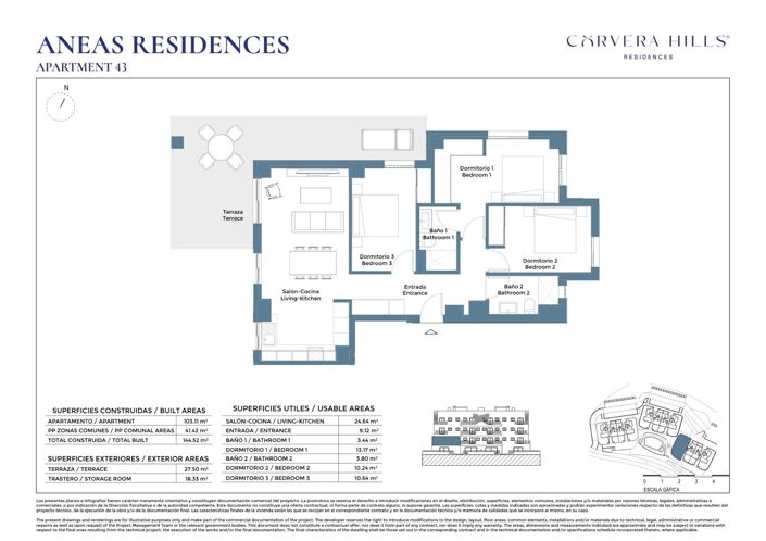 Image No.29-3 Bed Apartment for sale