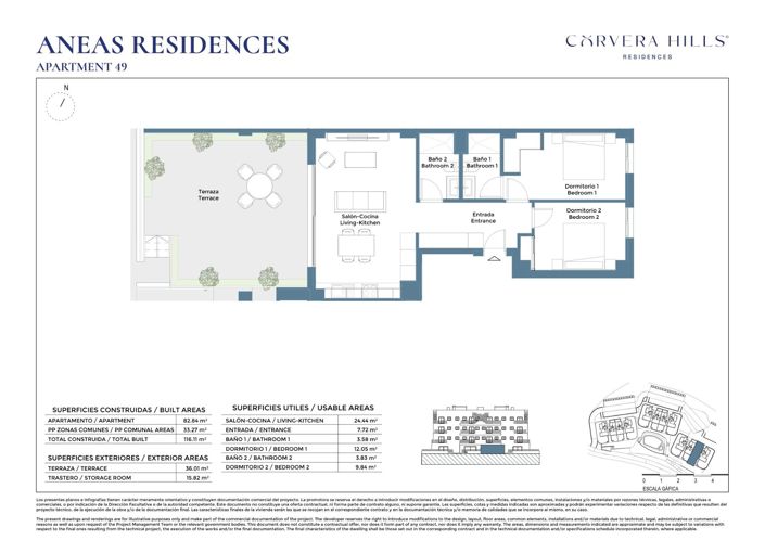 Image No.23-2 Bed Apartment for sale