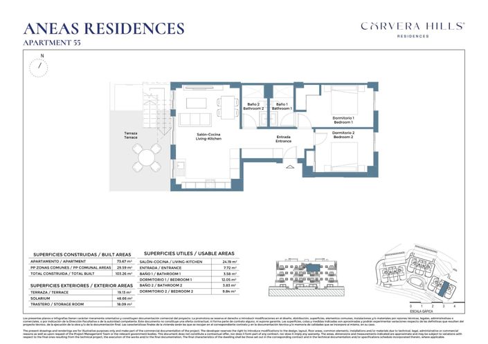 Image No.26-2 Bed Apartment for sale